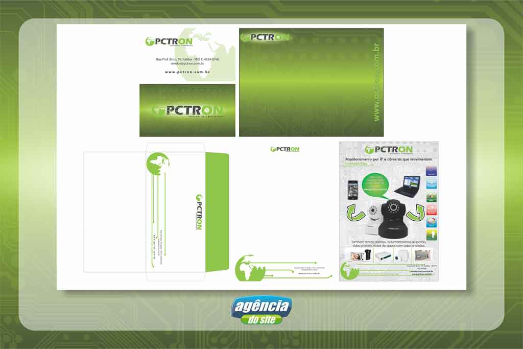 Identidade Visual para Empresa desenvolvido pela Agência do Site
